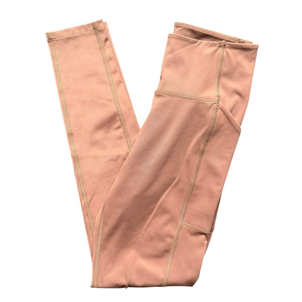 Girlfriend Collective High-Rise Compression Leggings Terracotta M - Picture 2 of 6